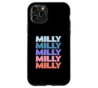 Custodia per iPhone 11 Pro Funny Modern Repeated Text Design Milly