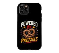 Custodia per iPhone 11 Pro Funny Pretzel Saying Humor Joke Gag Powered By