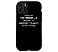 Custodia per iPhone 11 Pro Funny Pun Language Joke Grammar Geek, Linguist Humor