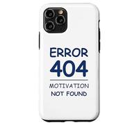 Custodia per iPhone 11 Pro Funny Quote Sarcasm Motivation Not Found Error 404
