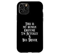 Custodia per iPhone 11 Pro Funny School or City Bus Driver Costume For Bus Driving Gift