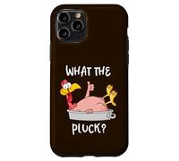 Custodia per iPhone 11 Pro Funny Turkey What the Pluck Camicia del Ringraziamento Uomo Donna