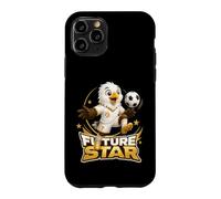 Custodia per iPhone 11 Pro Future Soccer Star Eagle Kicking Football Design