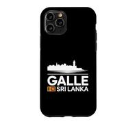 Custodia per iPhone 11 Pro Galle Sri Lanka Skyline Badge souvenir da viaggio