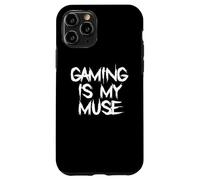 Custodia per iPhone 11 Pro Gaming is My Muse Dichiarazione di gioco divertente geek