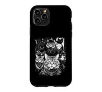 Custodia per iPhone 11 Pro Gangster Cats Quartiere Hip Hop Cat Mafia Pet Squad