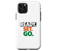 Custodia per iPhone 11 Pro Gara Ready Go Marathon Go Time Get Moving Sprinter 10k 5k