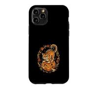 Custodia per iPhone 11 Pro Gatto nero che scoppia da Jack O Lanterna Halloween