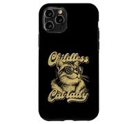 Custodia per iPhone 11 Pro Gatto senza figli Lady Funny Kamala Harris 2024 per il presidente Ca