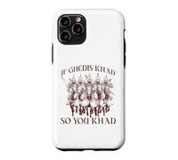Custodia per iPhone 11 Pro Gengis Khan Umorismo Impero Mongolo Orda d'Oro
