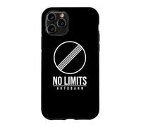 Custodia per iPhone 11 Pro GERMANY AUTOBAHN NO SPEED LIMIT SIGN SYMBOL BUNDESAUTOBAHN