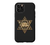 Custodia per iPhone 11 Pro Gerusalemme Stella di David Israele Ebraica Giudaica Arte