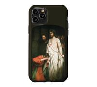 Custodia per iPhone 11 Pro Gesù Cristo Dubita Thomas Dipinto Carl Bloch 1881