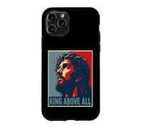 Custodia per iPhone 11 Pro Gesù Cristo Re sopra ogni fede cristiana