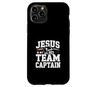 Custodia per iPhone 11 Pro Gesù è il capitano della mia squadra Football