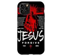 Custodia per iPhone 11 Pro Gesù perdona Cristiano Risorto Salvatore Fede Pasqua