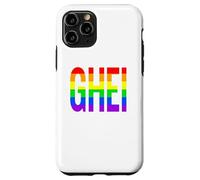 Custodia per iPhone 11 Pro GHEI | Gay Divertente Umoristica Bandiera Arcobaleno