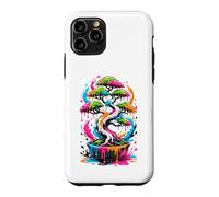 Custodia per iPhone 11 Pro Giapponese Bonsaï arbre plante Drip-Paint-Art Bonsaï