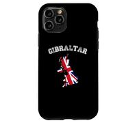 Custodia per iPhone 11 Pro Gibilterra Vintage Bandiera Gibilterra Mappa Design