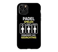 Custodia per iPhone 11 Pro Giocare A Padel Migliora La Memoria Padel Divertente