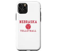 Custodia per iPhone 11 Pro Giocatore della squadra di pallavolo del Nebraska