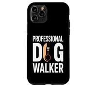 Custodia per iPhone 11 Pro Girello professionale del cane divertente animale domestico a piedi lavoro umorismo