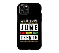 Custodia per iPhone 11 Pro Giugno 4 Luglio Giugno Freedom Day 1865 Uomini Donne Kid Fun