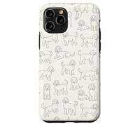 Custodia per iPhone 11 Pro Goldendoodle Labradoodle Doodle Cane