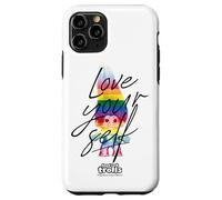 Custodia per iPhone 11 Pro Good Luck Trolls Love Your Self Rainbow