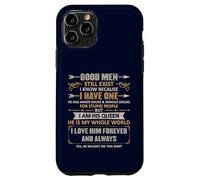 Custodia per iPhone 11 Pro Good Men Still Exist Funny Husband Wife Love Quote