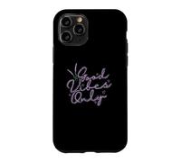 Custodia per iPhone 11 Pro Good Vibes Only Lavender Garden Fragranza Pianta