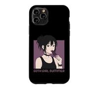 Custodia per iPhone 11 Pro Goth Ragazza Estate Scuro Occulto Emo Anime Manga