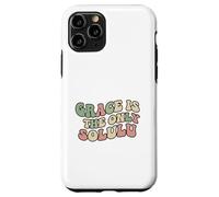Custodia per iPhone 11 Pro GRACE IS THE ONLY SOLULU - Divertente design religioso per cristiani