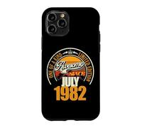 Custodia per iPhone 11 Pro Grande da luglio 1982 44° compleanno frase 44 anni