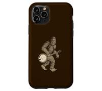Custodia per iPhone 11 Pro Grassquatch! Vintage Bigfoot & Bluegrass Banjo Music
