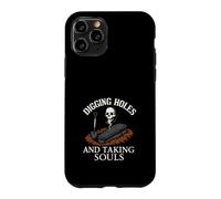 Custodia per iPhone 11 Pro Gravedigger Cimitero Operaio Scavare Graves Graveyard Crew
