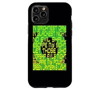 Custodia per iPhone 11 Pro Green Lantern Oath Black