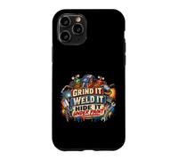 Custodia per iPhone 11 Pro Grind It Weld It Nascondilo sotto l'umorismo del saldatore della vernice