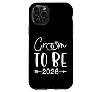 Custodia per iPhone 11 Pro Groom to be 2026 Future Husband Bachelor Wedding Matching