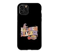 Custodia per iPhone 11 Pro Groovy Retro Witch Hat Fall Halloween Teacher