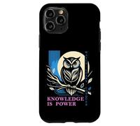 Custodia per iPhone 11 Pro Gufo - Knowledge is Power - Wisdom Owl Design
