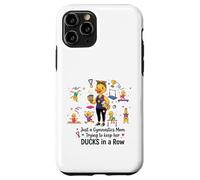 Custodia per iPhone 11 Pro Gymnastics Mom Funny Ducks Gymnastics Mama