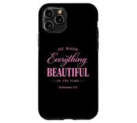 Custodia per iPhone 11 Pro Ha reso tutto bello nel suo tempo Ecclesiaste 3:11