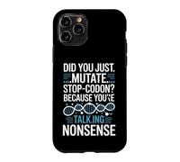 Custodia per iPhone 11 Pro Hai appena mutato Stop Codon Divertente Biologia Dicendo