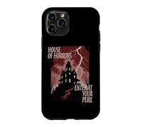 Custodia per iPhone 11 Pro Halloween Haunted House Of Horrors Entra a tuo rischio e pericolo