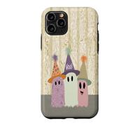 Custodia per iPhone 11 Pro Halloween Tre Fantasmi Divertimento