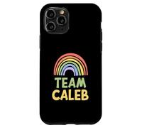 Custodia per iPhone 11 Pro Happy Colorful Team Caleb Rainbow Pride Green Yellow