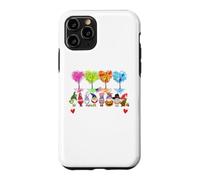 Custodia per iPhone 11 Pro Happy Everything Gnomi Every Seasons All Year Tree