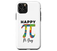 Custodia per iPhone 11 Pro Happy Pi Day Pi Simbolo Pi Mattoni Pi Block Master Builder Kid