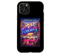 Custodia per iPhone 11 Pro Harlem Vibes, Cool New York Harlem Street Music Free Style